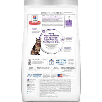 Hill's Science Diet Adult Sensitive Stomach & Skin Chicken Recipe Dry Cat Food - 3.5 lb Bag