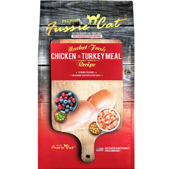Fussie Cat Market Fresh Chicken & Turkey Recipe Grain-Free Dry Cat Food 4lb product detail number 1.0