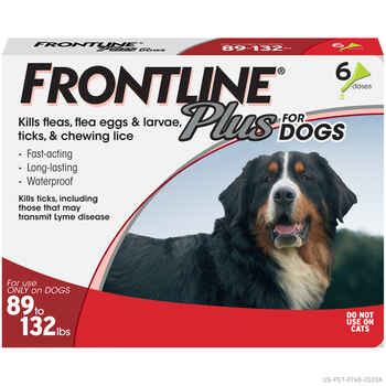 Frontline Plus 12pk Dogs 89-132 lbs product detail number 1.0