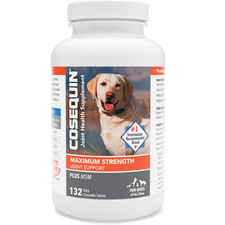 Nutramax Cosequin Maximum Strength Joint Health Supplement for Dogs - With Glucosamine, Chondroitin, and MSM 132 Chewable Tablets-product-tile
