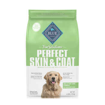 Blue Buffalo BLUE True Solutions Perfect Coat Adult Skin & Coat Care Formula Dry Dog Food 4 lb Bag product detail number 1.0