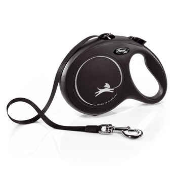 Flexi New Classic Large Retractable Tape Dog Leash Black 16 ft product detail number 1.0