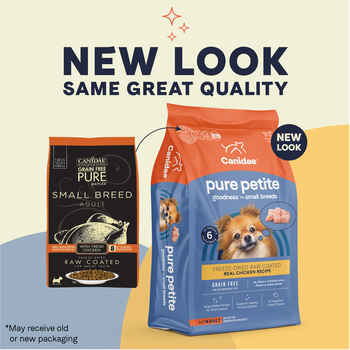 Canidae PURE Petite Small Breed Grain Free Chicken Recipe Dry Dog Food 4 lb Bag