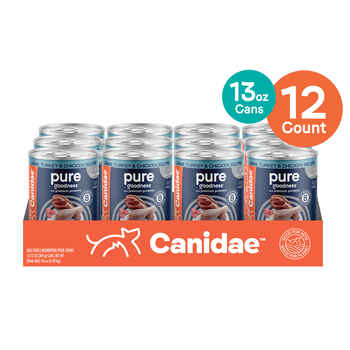 Canidae PURE Grain Free Lamb, Turkey & Chicken Recipe Wet Dog Food 13 oz Cans - Case of 12