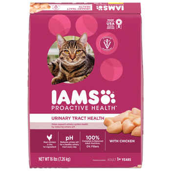 Iams Proactive Health Adult Urinary Tract Chicken Cat Kibble Dry 16 lb product detail number 1.0
