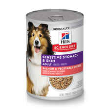 Hill's Science Diet Adult Sensitive Stomach & Skin Salmon & Vegetable Entrée Wet Dog Food-product-tile