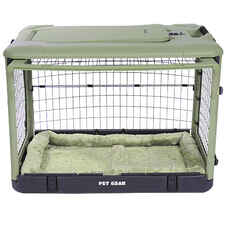 Pet Gear "The Other Door" Super Crate With Pad - Sage - Medium - 36"-product-tile
