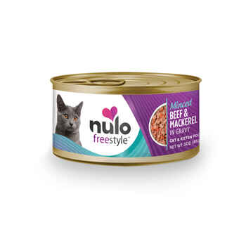 Nulo FreeStyle Minced Beef & Mackerel in Gravy Cat and Kitten Food 3 oz Cans Case of 24 product detail number 1.0
