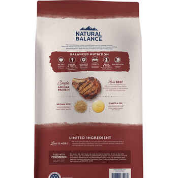 Natural Balance® Limited Ingredient Beef & Brown Rice Recipe Dry Dog Food 4 lb