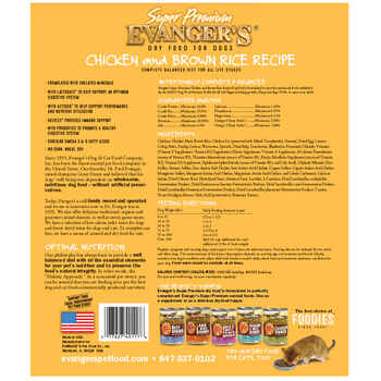 Evangers Super Premium Chicken with Brown Rice Dry Dog Food 33-lb