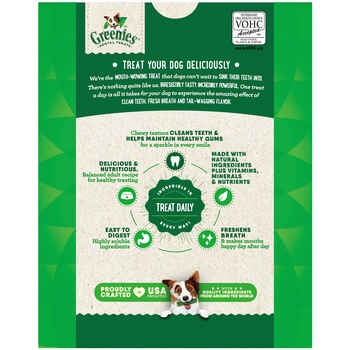 GREENIES Original Large Natural Dental Dog Treats - 27 oz. Pack (17 Treats)