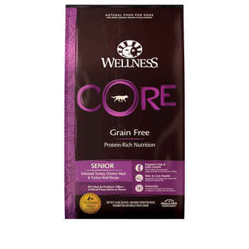Wellness CORE Grain Free Senior Recipe Dry Dog Food 24 lb Bag product detail number 1.0