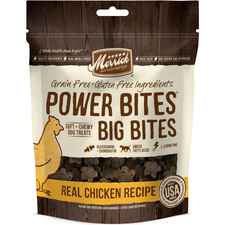 Merrick Power Bites Big Bites Real Chicken Dog Treats-product-tile