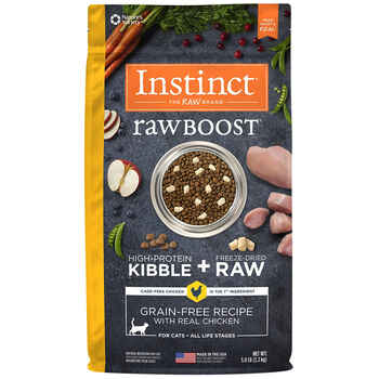 Instinct Raw Boost Grain Free Recipe with Real Chicken Natural Dry Cat Food 5 lb Bag product detail number 1.0