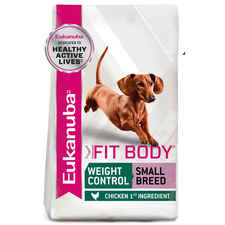 Eukanuba Fit Body Weight Control Small Breed Dry Dog Food-product-tile