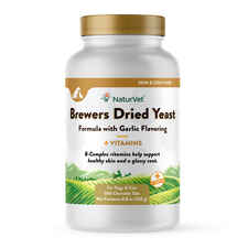NaturVet Brewers Dried Yeast Formula with Garlic Flavoring Supplement for Dogs and Cats-product-tile