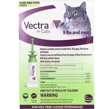 Vectra for Cats Over 9 lbs 12 pk (Green) product detail number 1.0