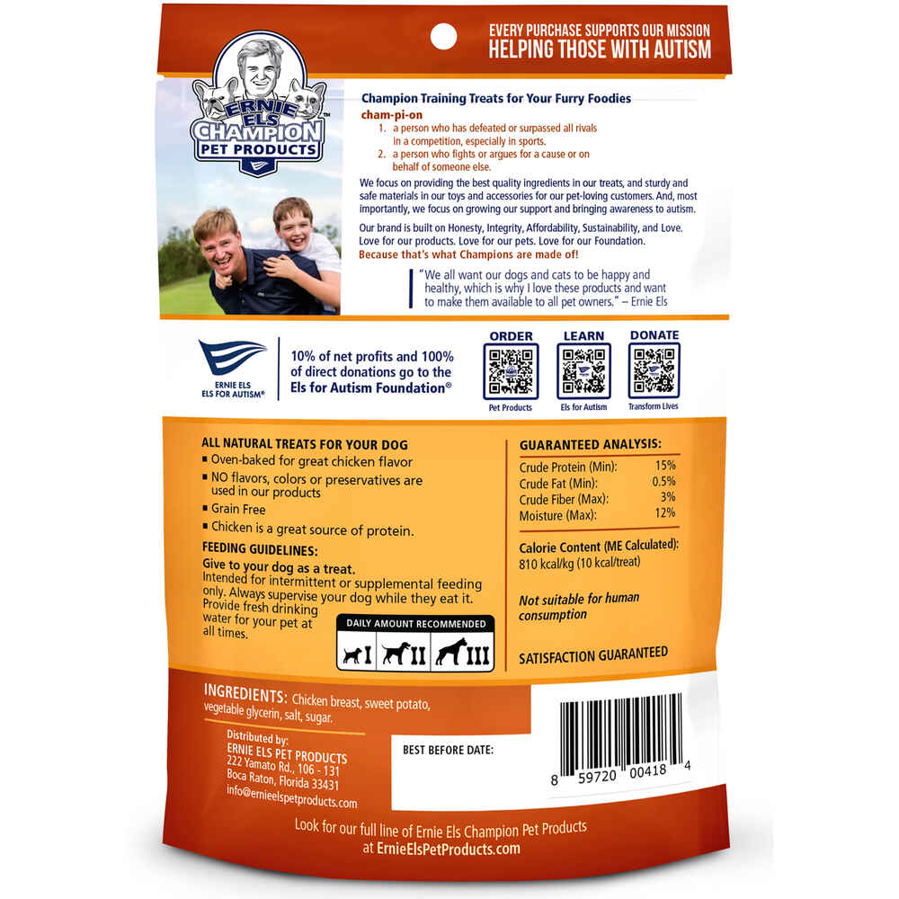 Ernie Els All Natural Chicken Jerky Dog Treats