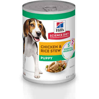 Hill's Science Diet Puppy Chicken & Rice Stew Wet Dog Food - 12.5 oz Cans - Case of 12 product detail number 1.0