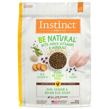 Instinct Be Natural Chicken & Brown Rice Recipe Dry Dog Food - 25 lb Bag product detail number 1.0