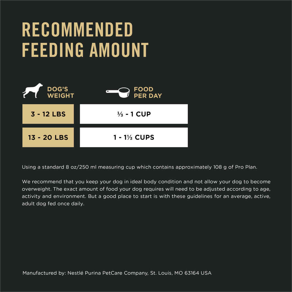 Purina Pro Plan Adult Small Breed Shredded Blend Beef & Rice Formula Dry Dog Food