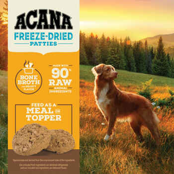 ACANA Free-Run Chicken Recipe Freeze-Dried Dog Food Patties 14 oz Bag