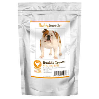 Healthy Breeds Bulldog Healthy Treats Fit & Trim Bites Chicken Dog Treats 10 oz product detail number 1.0