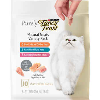 Fancy Feast Purely Natural Variety Pack Cat Treats 10 ct. Pouch product detail number 1.0