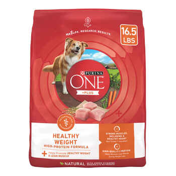 Purina ONE +Plus Healthy Weight High-Protein Formula Dry Dog Food 16.5 lb Bag product detail number 1.0