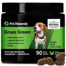 Pet Honesty Grass Green Duck Flavored Soft Chews Grass Burn & Lawn Protection Supplement for Dogs-product-tile