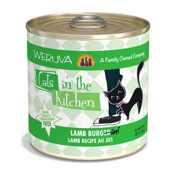 Weruva Cats in the Kitchen Lamb Burgerini For Cats 10-oz cans, pack of 12 product detail number 1.0