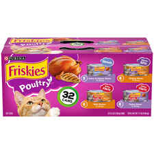 Friskies Poultry Variety Pack Wet Cat Food 32 Cans-product-tile