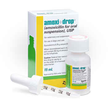 Amoxicillin Drops 50mg/ml 15 ml Bottle product detail number 1.0