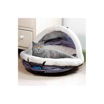 Bear Bear Pet Nest and Go Pet Bed and Carrier Gray