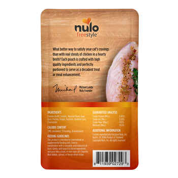 Nulo FreeStyle Chunky Chicken Broth Cat Food 24 2.8oz pouches