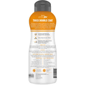 TropiClean PerfectFur Thick Double Coat Shampoo for Dogs 16 oz