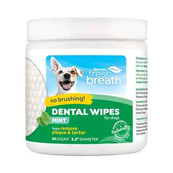 TropiClean Fresh Breath Dental Wipes 50ct product detail number 1.0