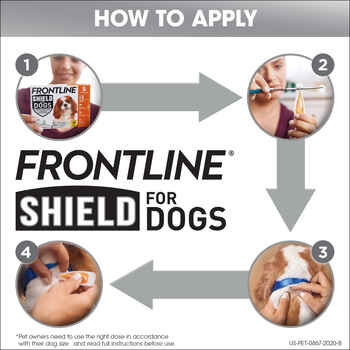 Frontline Shield 21-40 lbs, 3 pack