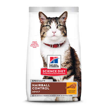 Hill's Science Diet Adult Hairball Control Chicken Recipe Dry Cat Food - 15.5 lb Bag product detail number 1.0