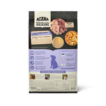 ACANA Wholesome Grains Large Breed Dry Puppy Food 22.5 lb Bag