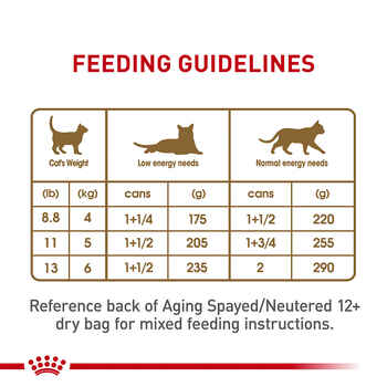 Royal Canin Feline Health Nutrition Aging 12+ Loaf In Sauce Wet Cat Food - 5.1 oz Cans - Case of 24