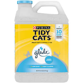 Tidy Cats Clumping Multi Cat Litter Glade Clear Springs Scent 20-lb Jug product detail number 1.0