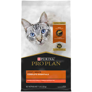 Purina Pro Plan Adult Complete Essentials Salmon & Rice Formula Dry Cat Food 7 lb Bag product detail number 1.0