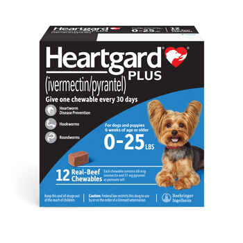 Heartgard Plus Chewables 12pk Blue 1-25 lbs product detail number 1.0