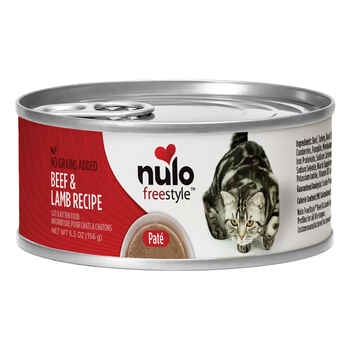Nulo FreeStyle Beef & Lamb Pate Cat Food 5.5 oz Cans Case of 24 product detail number 1.0