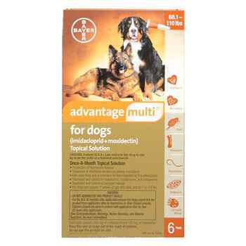Advantage Multi 6pk Dogs 88-110 lbs product detail number 1.0
