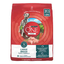 Purina ONE +Plus Natural High Protein Large Breed Formula Dry Puppy Food-product-tile