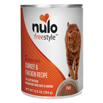 Nulo FreeStyle Turkey & Chicken Pate Cat Food 12.5 oz Cans Case of 12 product detail number 1.0