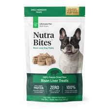 Ultimate Pet Nutrition Nutra Bites Freeze Dried Raw Single Ingredient Bison Liver Dog Treats-product-tile
