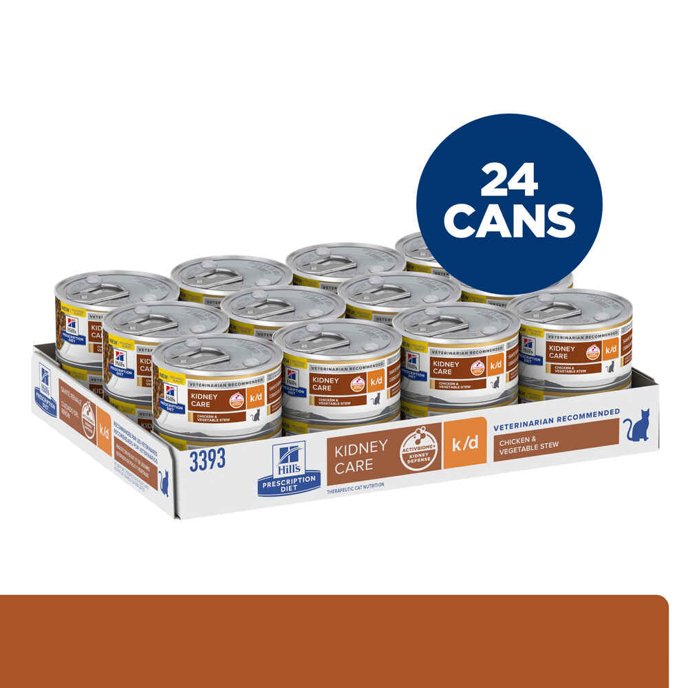 Hill's Prescription Diet k/d Kidney Care Chicken & Vegetable Stew Wet Cat Food